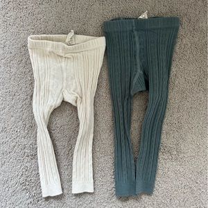 Kate Quinn cable knit footless tights